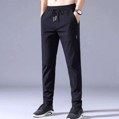 Men Solid Black, Grey Track Pants ( Pack of 2 )